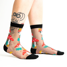 Load image into Gallery viewer, Made of Magic - Women&#39;s Sheer Crew Socks - Sock It To Me
