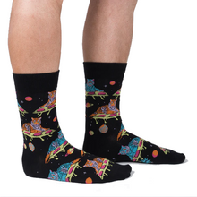 Load image into Gallery viewer, Eye of the Tiger - Men&#39;s Crew Socks - Sock It To Me
