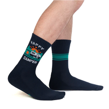 Load image into Gallery viewer, Happy Camper - Athletic Ribbed Men&#39;s Crew Socks - Sock It To Me
