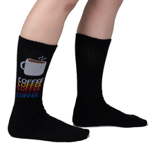 Load image into Gallery viewer, Hello Darkness My Old Friend - Athletic Ribbed Men&#39;s Crew Socks - Sock It To Me
