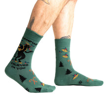 Load image into Gallery viewer, Krampus Believes In You - Men&#39;s Crew Socks - Sock It To Me
