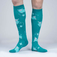 Load image into Gallery viewer, Wool Ewe Be Mine? - Women&#39;s Knee High Socks - Sock It To Me
