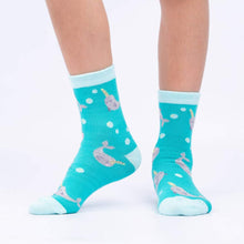 Load image into Gallery viewer, My Otter Half Kids Crew Socks Pack of 3 - Sock It To Me
