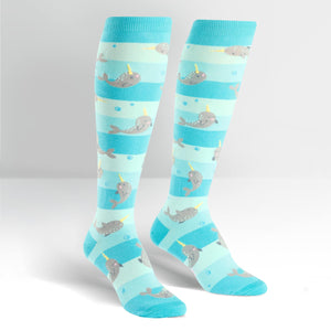 Unicorn Of The Sea - Women's Knee High Socks - Sock It To Me