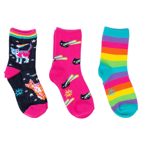 kids cat novelty socks