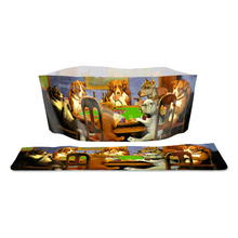 Load image into Gallery viewer, Cassius Marcellus Coolidge Dogs Playing Poker - Modgy Portable Dog Bowl
